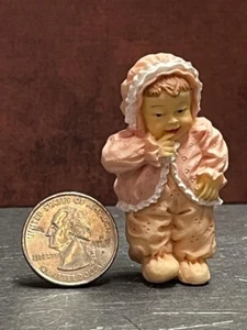 Dollhouse Miniature Baby Girl Doll K 1:12 one inch scale F165 Dollys Gallery - Picture 1 of 2