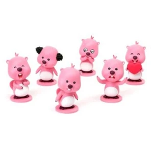 ZANMANG LOOPY Mini Figure Set of 6 Pororo Friends Official 2.6" - Picture 1 of 8