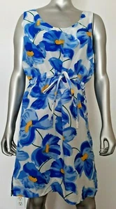 Victorias Secret Gold Label Silk Slip Dress Lingerie Size S Blue Floral Vintage - Picture 1 of 9