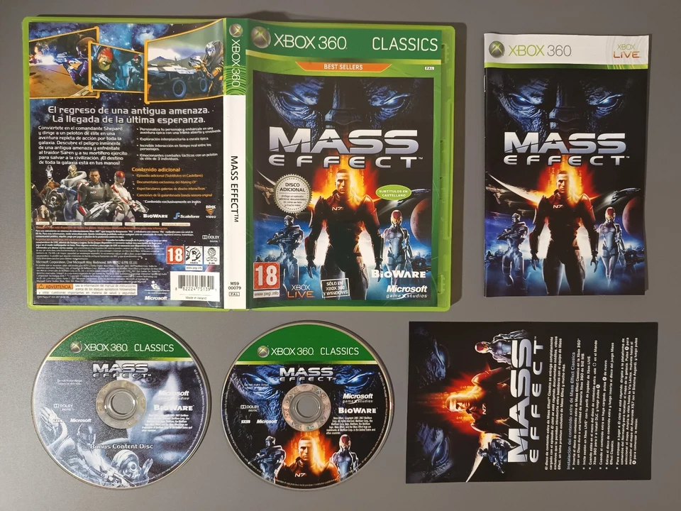 Mass Effect 1 (Edición 2 Discos, Classics) | Xbox360 | PAL España ES | Completo - Imagen 1 de 4
