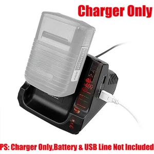 1x Cargador para Batería Li-Ion Black&Decker LBX2540 LBX36 40V MAX con PUERTO USB de 5V - Imagen 1 de 6