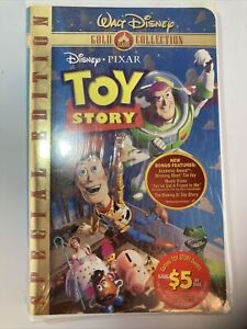 Toy Story Sealed VHS (Special Edition Clam Shell Gold Collection) NEW