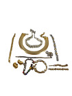 Lot of 10 Misc Womens Jewelry Necklaces Bracelet Earrings Brooch