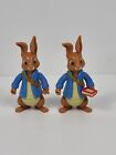 Lot of 2 Peter Rabbit 3" Mini Figures 2013