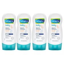 Cetaphil Baby Wash and Shampoo with Organic Calendula, 7.8 Ounce (Pack of 4)