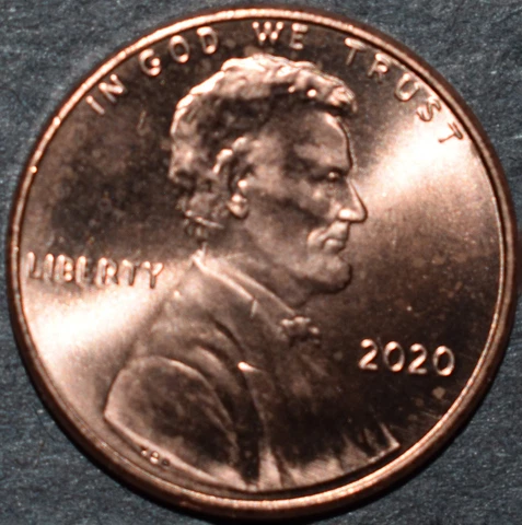 2020 P LINCOLN SHIELD PENNY CENT Brilliant Uncirculated (BU) from OBW Cover