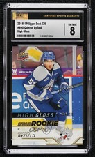 2018-19 Upper Deck CHL Star Rookies High Gloss /10 Quinton Byfield #400 CSG 8