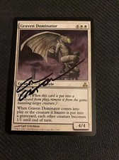 MTG Magic Graven Dominator Signed Artist Proof x1 Guildpact Carl Critchlow