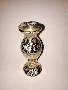Vintage weinende goldfarbene Porzellanknospenvase hergestellt in den USA 6" Mid Century - Bild 1 von 11
