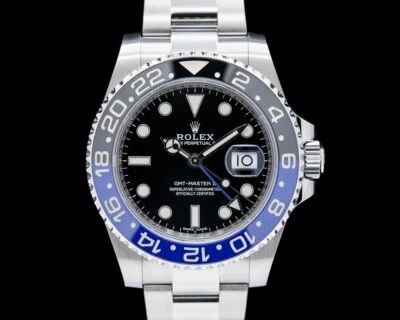 Rolex 116710BLNR GMT Master II 116710 Ceramic "Batman" SS Black Dial - Image 1 of 4
