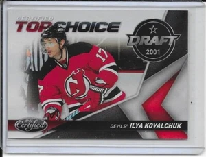 2010-11 Certified Ilya Kovalchuk Top Choice Mirror Red # 9 #d/250 - Imagen 1 de 2