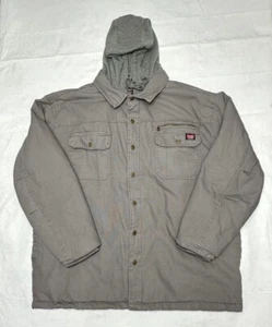 Men's Wrangler Hooded Gray Workwear Jacket: 2XL - Picture 1 of 4