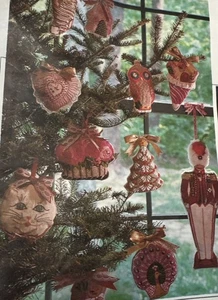 Better Homes & Gardens Weihnachtsschmuck bedruckter Stoff Panel schneiden & nähen Vintage - Bild 1 von 5