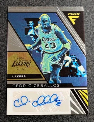 Panini Flux Cedric Ceballos 2022 #FS-CDC autógrafo Los Angeles Lakers Foto 1 de 2