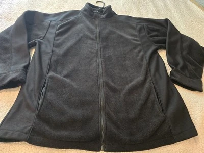 Chaqueta Para Hombres Talla L Alta Highland Outfitters Negra Polar Cremallera Completa Usada en Excelente Condición Foto 1 de 4