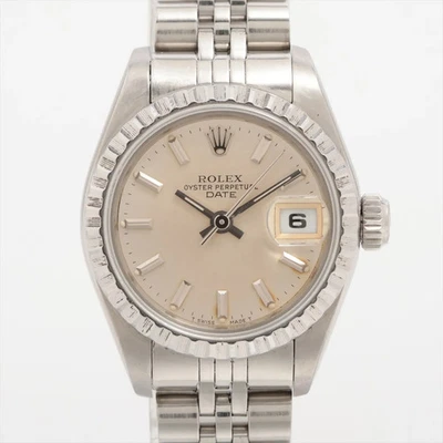 Rolex Oyster Perpetual Date 69240 SS SS AT Silver-Face - Image 1 of 4