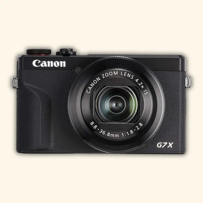 Canon PowerShot G7 X Mark III Digitalkamera 20,1MP Kompaktkamera Schwarz NEU OVP - Bild 1 von 4