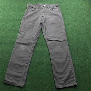 Pantalones de carpintero Carhartt vintage para hombre 33 grises pantalones de trabajo utilitarios para 32x31 - Imagen 1 de 9