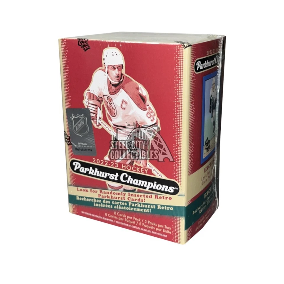 Paquete de 5 blásteres de hockey Parkhurst Champions 2022-23 Upper Deck Foto 1 de 1
