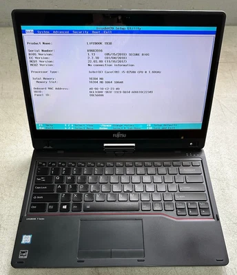 Fujitsu LifeBook T938 13.3 (i5-8250U @1.60, 16GB RAM, Boot To Bio) SEM HD/ADAPTADOR - Imagem 1 de 4