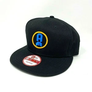 New Era NE400 Black Snapback Embroidered With A Symbol - Picture 1 of 4