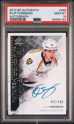 Filip Forsberg 2013 SP Authentic Future Watch Autograph #269 PSA 10 - Image 1 of 3