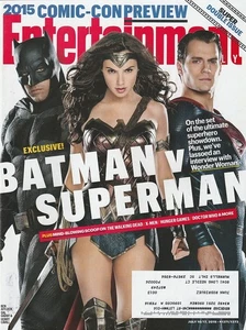 Entertainment Weekly July 10, 2015 GAL GADOT-HENRY CAVILL-BATMAN vs SUPERMAN - Picture 1 of 4