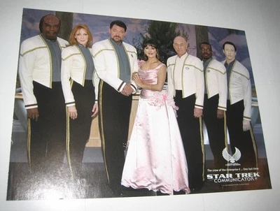 Póster de Star Trek #91 Póster de la próxima generación Crew of Enterprise-E Wedding X Foto 1 de 3