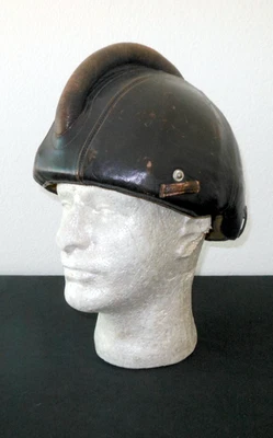 WW2 German Luftwaffe SSK90 Fliegerstahlhelm - STEEL FLIGHT HELMET - VERY NICE! - Image 1 of 4
