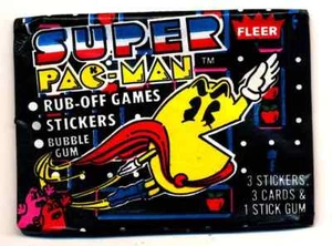 1982 Fleer Super Pac-Man Trading Card Pack VERY HARD TO FIND LATELY - Picture 1 of 2