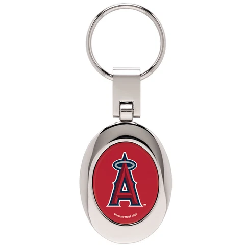 Los Angeles Angels Domed Metal Keychain MLB Keyring New Cover