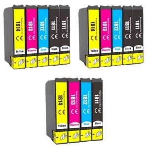 Tintenpatronen kompatibel mit Epson T1811-T1814 18XL XP & WorkForce - 14er Pack - Bild 1 von 7