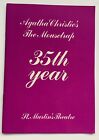 Agatha Christie's The Mousetrap 35th Year Program 1986 St Martins Theatre London