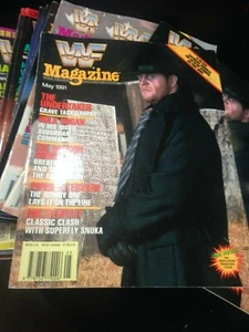 WWF WWE Magazine MAY 1991 The Undertaker + Merchandise Catalog - Picture 1 of 3