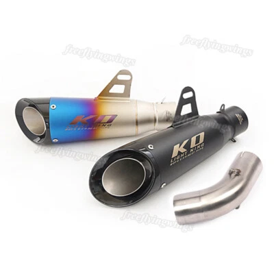 Exhaust Tip Muffler Connect Mid Pipe Slip On System For Honda CB1000R 2009-2018 - Image 1 of 4