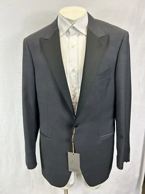 Traje Canali Black Birdseye 1-Bt Talla EU 54 R D 7/ US 44 R D 7/W 38 Foto 1 de 4