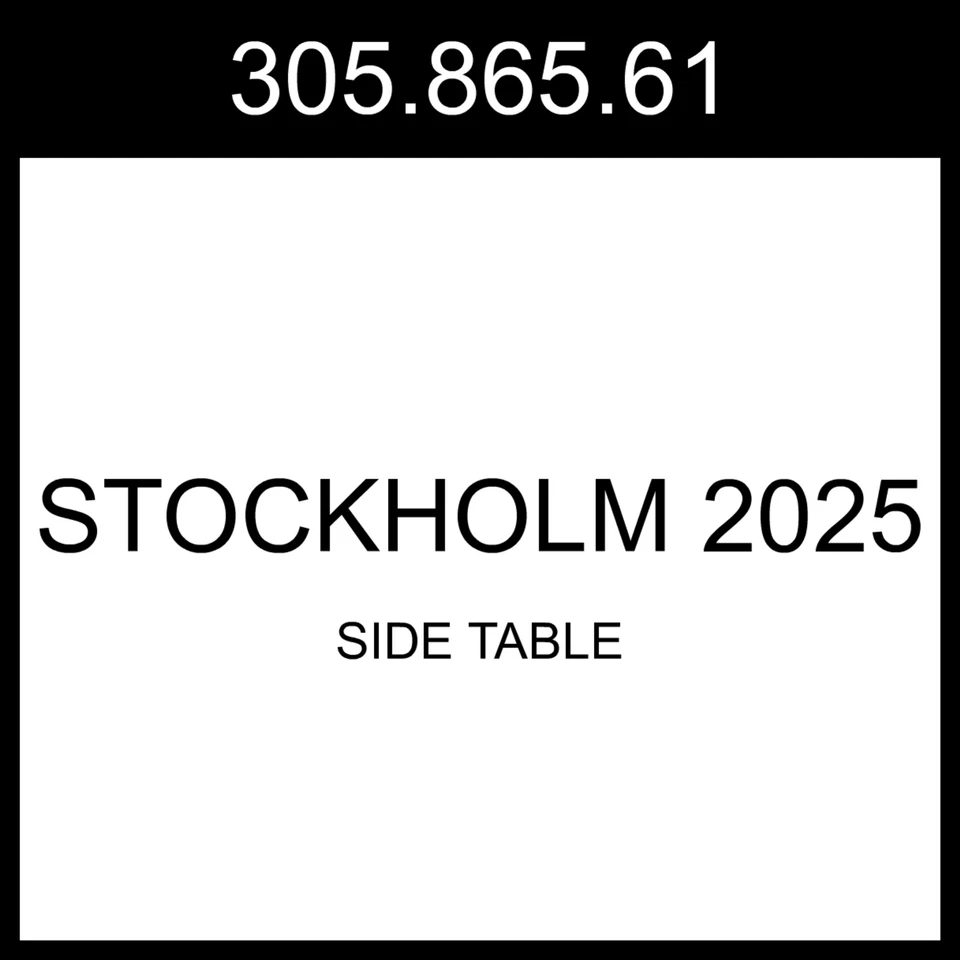 Черный боковой столик из сосны IKEA Stockholm 2025 305.865.61 - Изображение 1 из 1