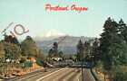 Picture Postcard-:Portland, Oregon, Mt. Hood Seen from City Freeway