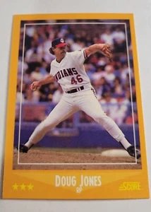 1988 Score Doug Jones #594 Indians Relief Pitcher MLB - Picture 1 of 6
