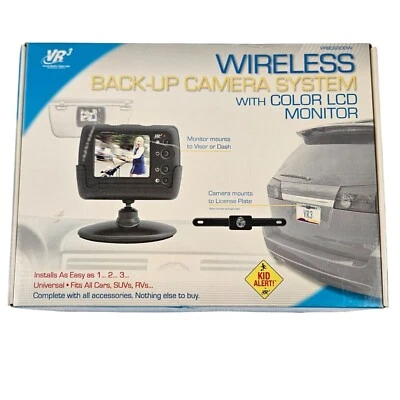 Wireless Back Up Camera System Color LCD Monitor VR3 VRBCS300W NIB Car Safety - Image 1 of 4