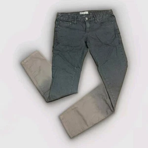 Free People Ombre Skinny Dip Dyed Jeans Graphite Mid Rise Grau Damengröße 24W  - Bild 1 von 9