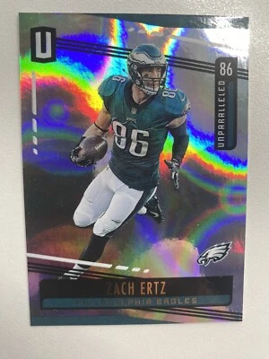2019 Panini Unparalleled #104 Zach Ertz 150 Philadelphia Eagles - Image 1 of 2