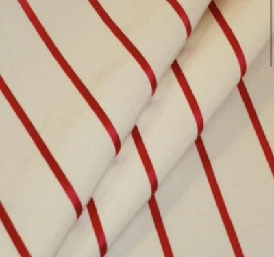 Ralph Lauren Dandy Silk Stripe Color Harlequin Pink Fabric - Image 1 of 4