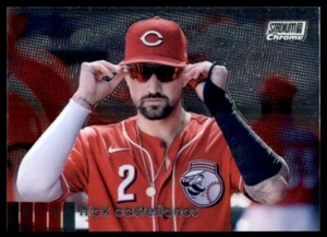 2020 Topps Stadium Club Chrome #233 Nick Castellanos - Picture 1 of 2