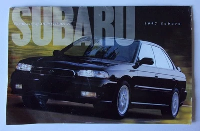 SUBARU Range orig 1997 USA Mkt Sales Brochure - SVX Legacy Impreza Outback - Image 1 of 4
