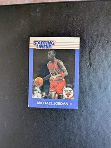 1988 Startaufstellung Michael Jordan Startaufstellung Karte Fair Crease - Bild 1 von 4