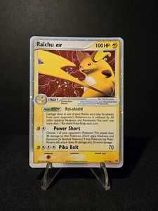 (SWIRL!) Pokémon Karte Raichu EX - 97/106 - Ex Smaragd - Holo - LP/NM - - Bild 1 von 11