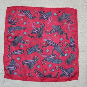 Paul Smith Seide Einstecktuch Einstecktuch Paisley Feder Muster Made Italy - Bild 1 von 16