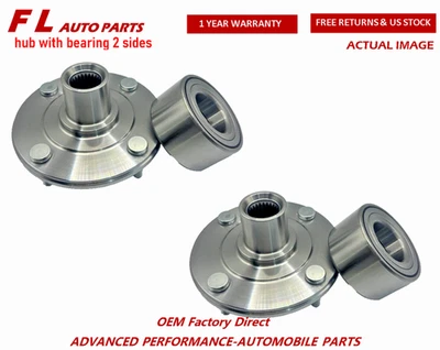 Cubo de roda dianteira e conjunto de rolamento para Mitsubishi Mirage 1995 1996 1997-2003 X2 - Imagem 1 de 4