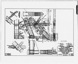 4. Fotocopia del dibujo original perteneciente al Departamento de Pittsburgh de - Imagen 1 de 1